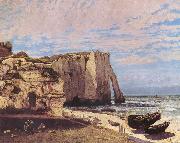Cliffs at Etretat after the storm, Gustave Courbet